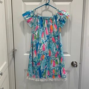 Lilly Pulitzer off-shoulder dress